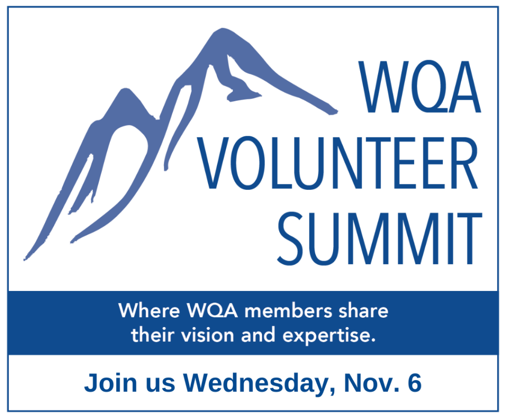 WQA Volunteer Summit Wednesday, Nov. 6